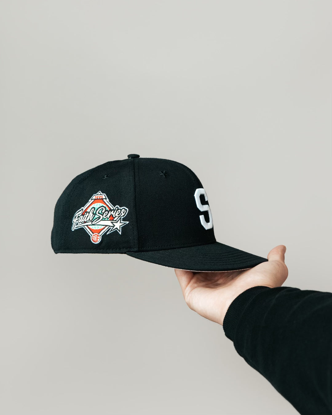 Classic Black Fitted Hat